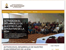 Tablet Screenshot of iglesiadesantidad.org
